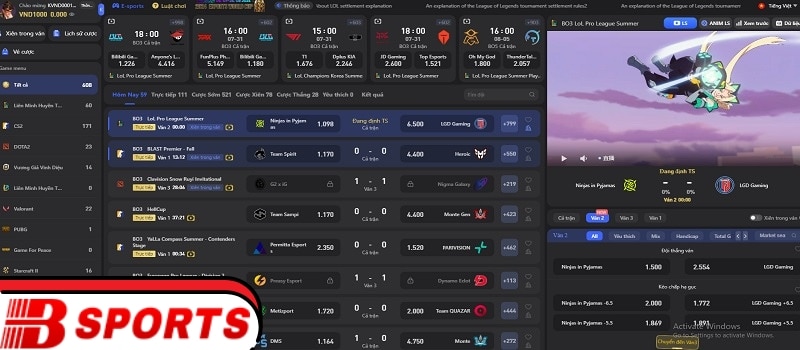 Đánh giá kho game cá cược chất lượng tại Bsport BTY6136