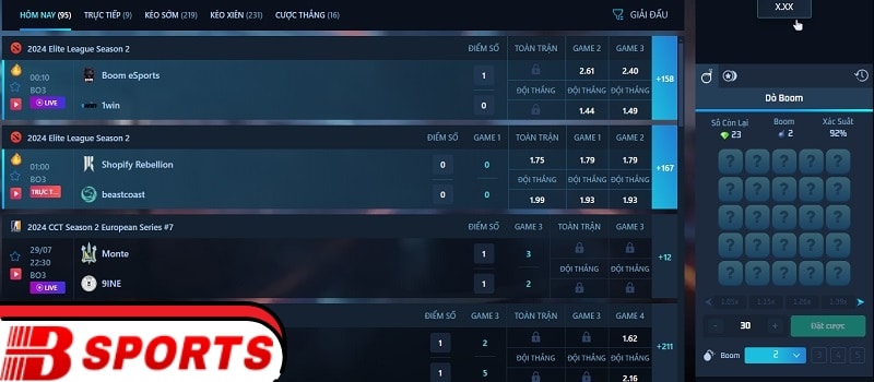 Đặt cược cho đội giành chiến thắng đầu tiên