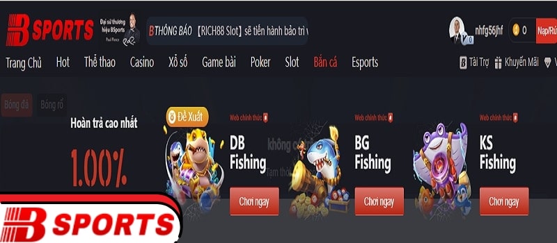 Đôi nét thông tin về game bắn cá ăn xu Bsport Bty6136