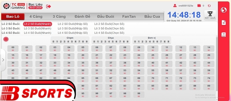 Hướng dẫn cách tham gia chơi xổ số trực tuyến tại Bsport