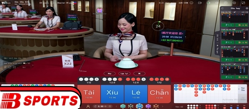 Live casino trực tuyến