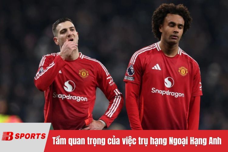 Tầm quan trọng của việc trụ hạng Ngoại Hạng Anh